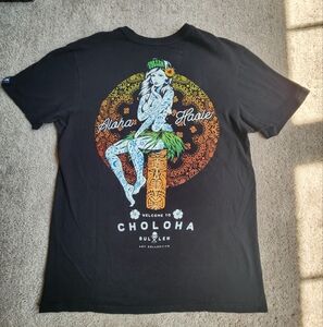 Choloha Black Graphic Tee - Aloha Haole Design